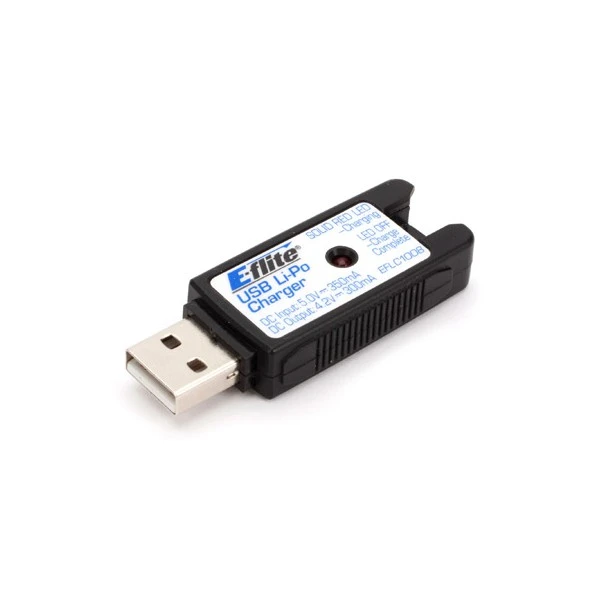 E-Flite 1S USB Li-Po Charger, 350mA: Nano QX