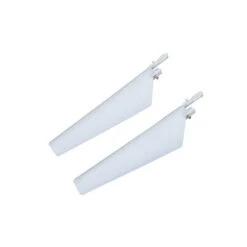 E-Flite DISC.. LwrMnBldSt:Whtw/decals(1pr):BMCX