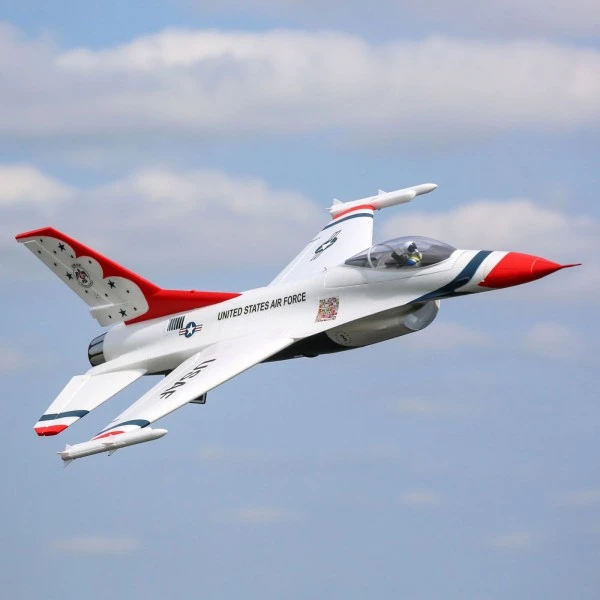 E-Flite F-16 Thunderbirds 70mm EDF PNP + Spektrum AR610 6-Kanal DSMX-Receiver – Image 4