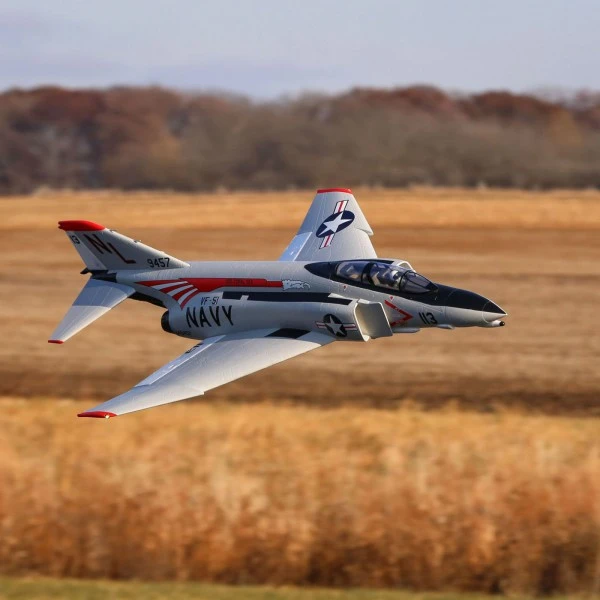 E-Flite F-4 Phantom II 80mm EDF PNP + Lipo 6S SPMX40006S30 – Image 7