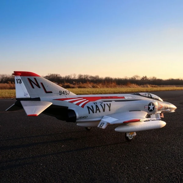 E-Flite F-4 Phantom II 80mm EDF PNP + Lipo 6S SPMX40006S30 – Image 9